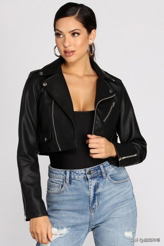 什么皮质的皮衣穿着好看,皮衣如何穿搭秋冬