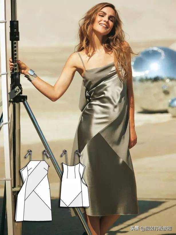 时装设计图手绘教程,服装制版图案大全