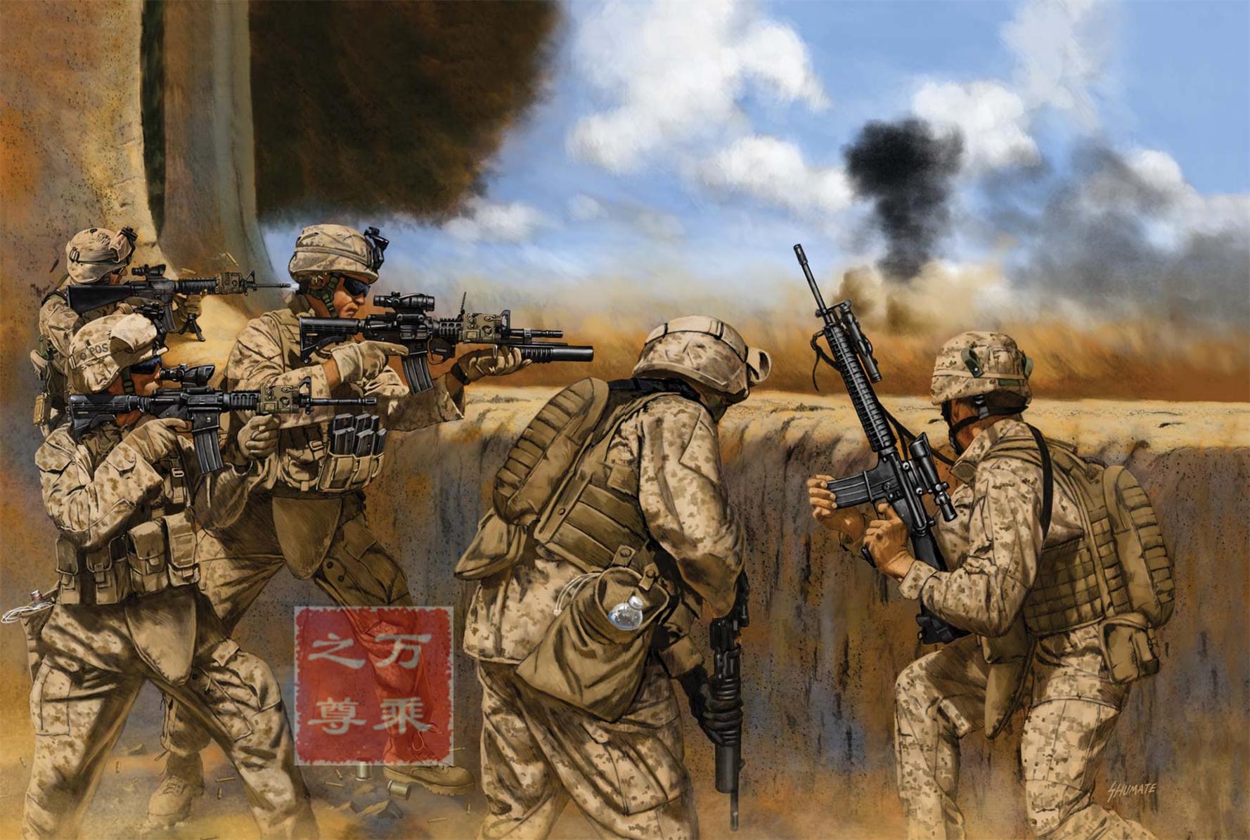 阿富汗战争中m14步枪,ak-47与中国56式冲锋枪