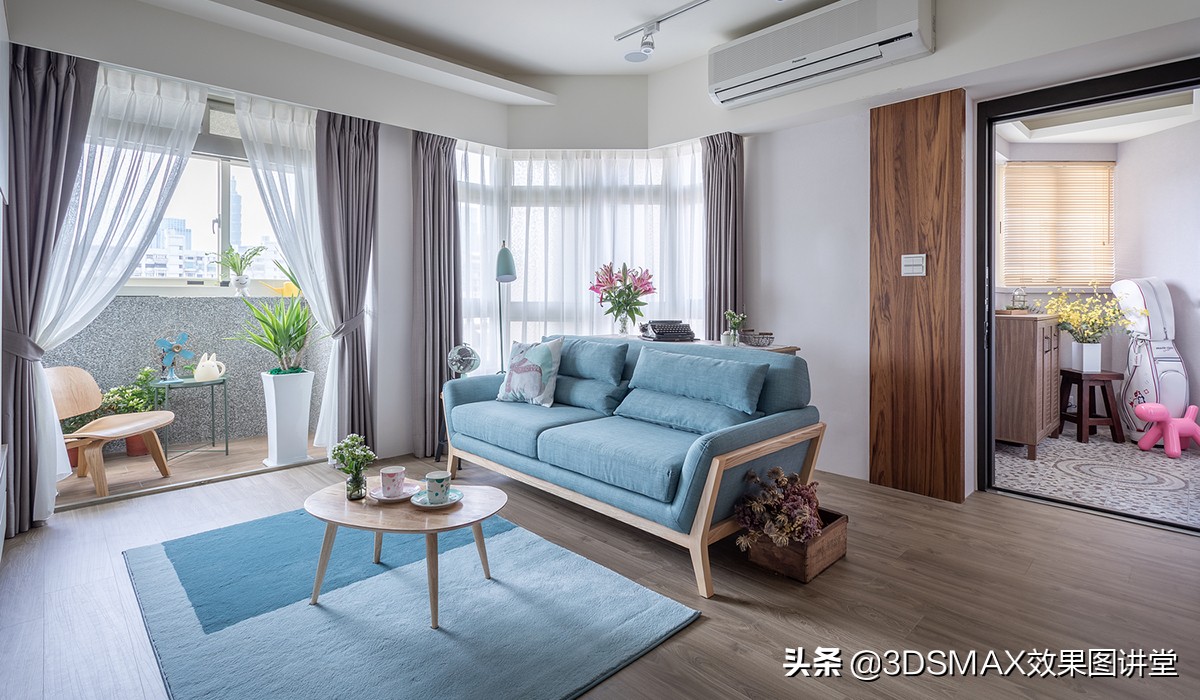 96平满溢温馨日系北欧混搭亲子宅,日式淡雅度假屋