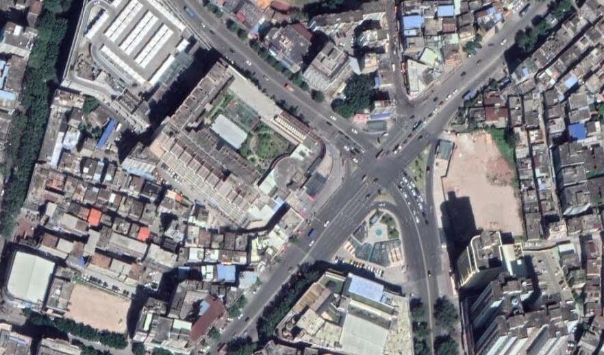 卫星地图惠州市,惠州市半城山色半城湖