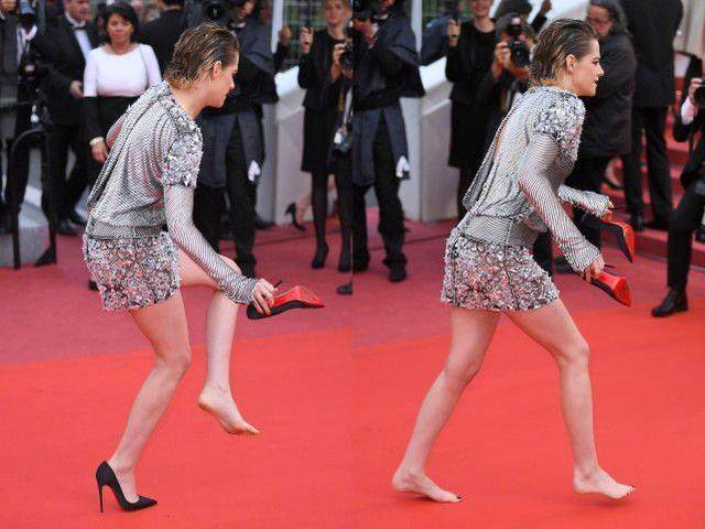戛纳红毯，金巧巧的恨天高上热搜？娜扎章子怡的鞋才是狠角色