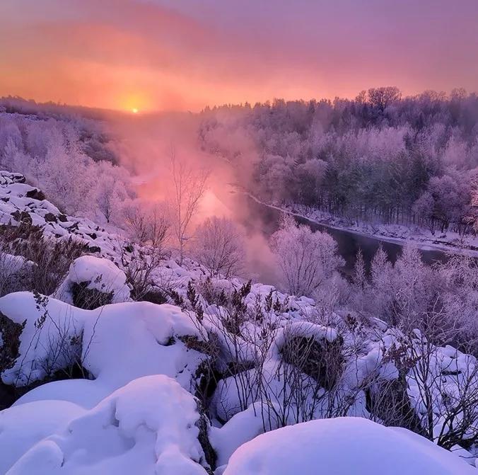 此生必去看一次雾凇太美了,此生必去看一次雾凇简直要美哭了