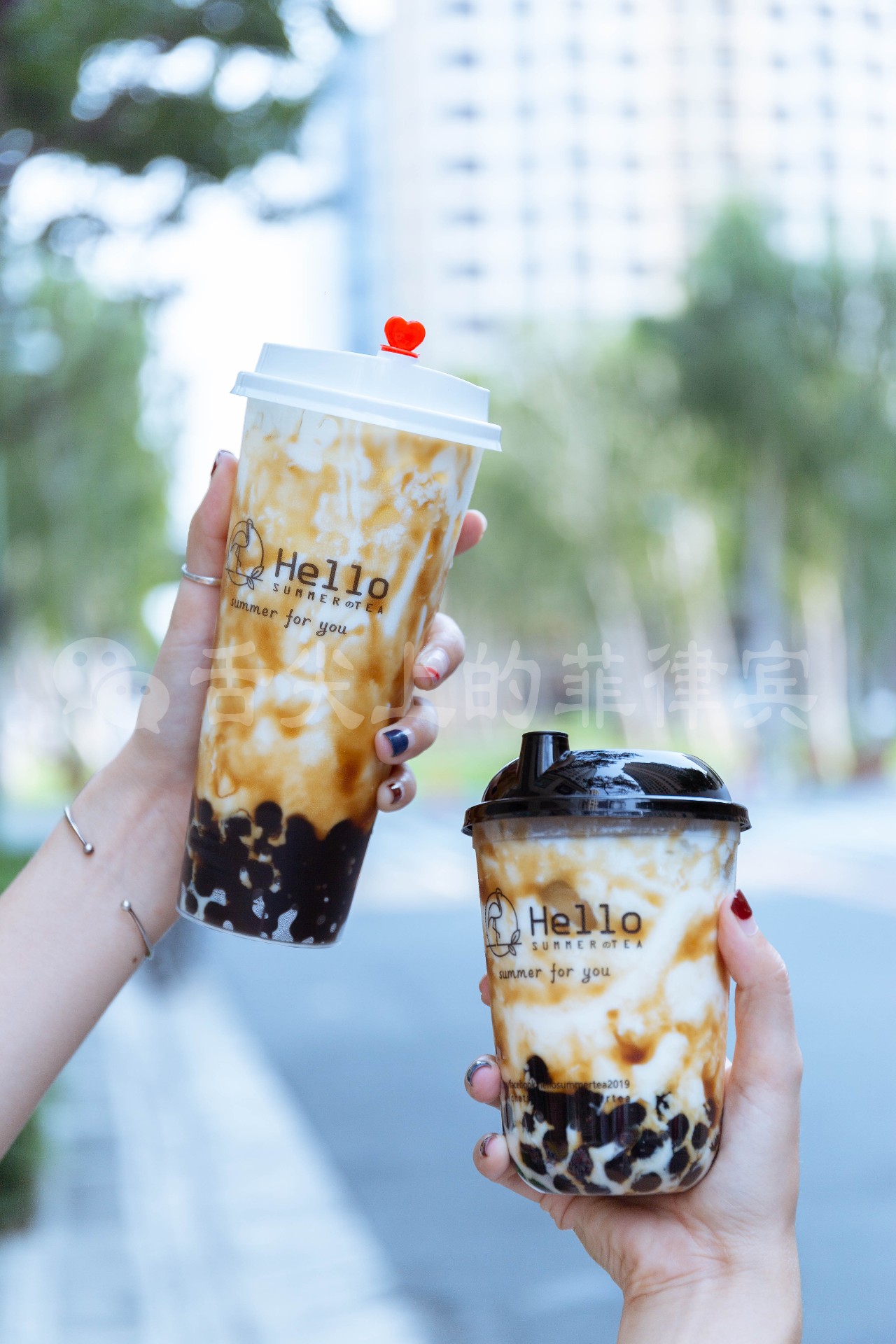 在国外开奶茶店的小姐姐,菲律宾网红开奶茶店