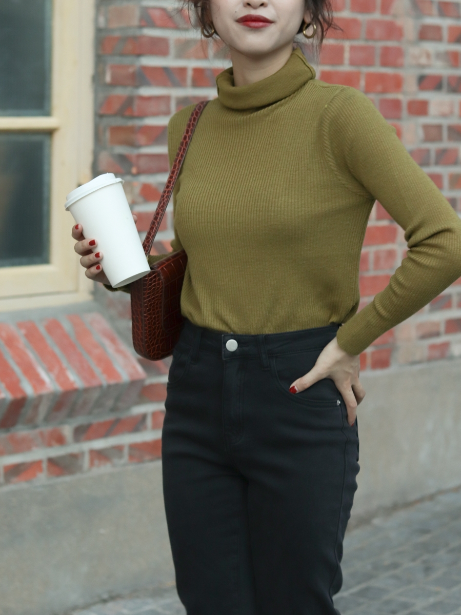 小个子长款打底毛衣145-150高级感,小个子毛衣145-150修身高级感