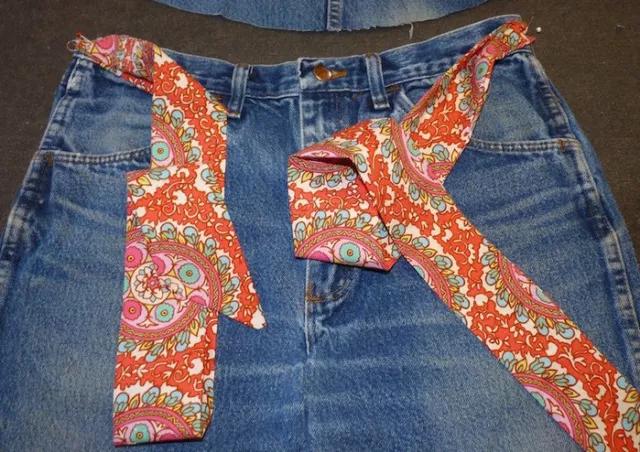 不穿的旧牛仔裤可以做些什么,怎样用旧牛仔裤做全身围裙