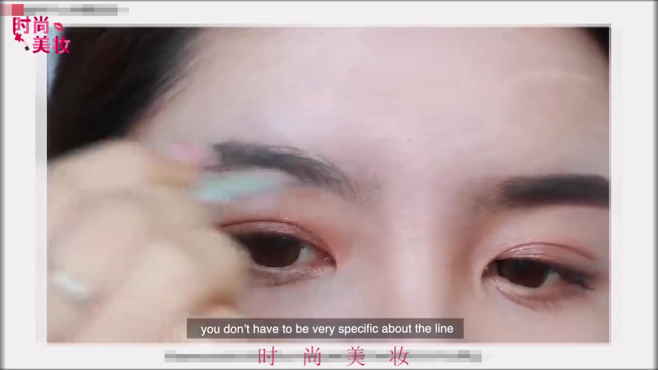 时尚修眉毛,美妆教程初学者修眉