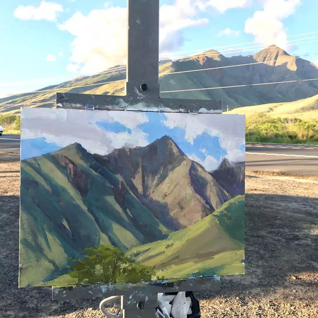 简单又好画的风景写生,最真实的写生画