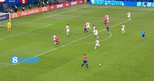 美洲杯门将倒挂进球,美洲杯门将