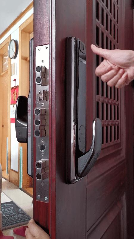 自装智能门锁,无需更换锁芯的智能锁安装