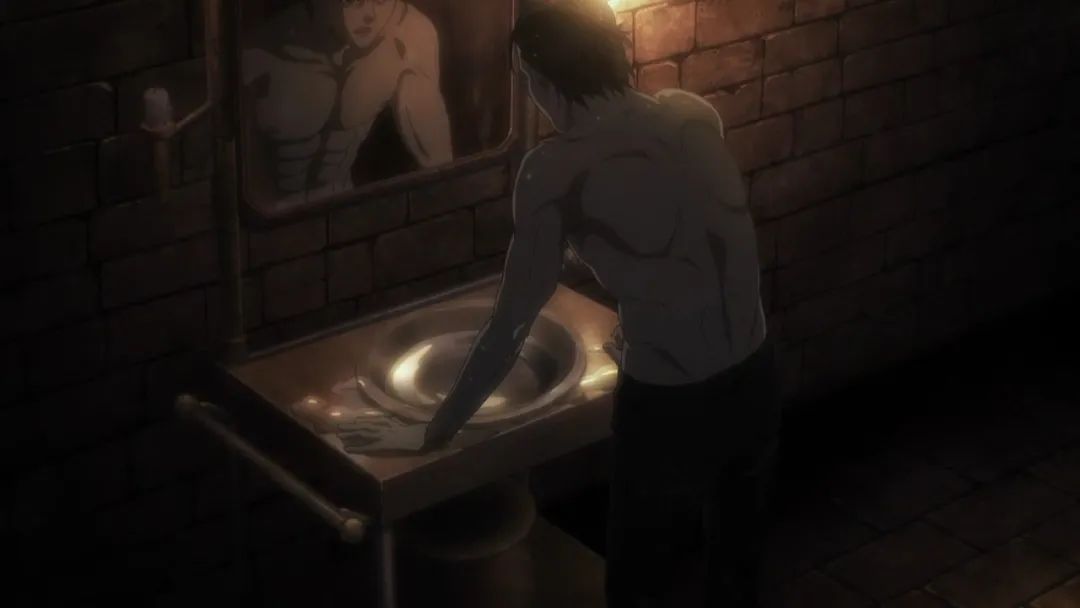 三笠艾伦和阿明,三笠第一次看见艾伦变巨人