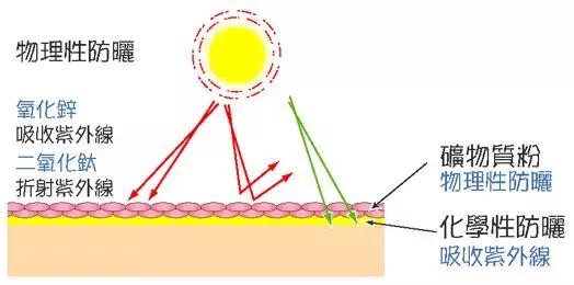 物理防晒和化学防晒有什么区别,防晒物理知识大全
