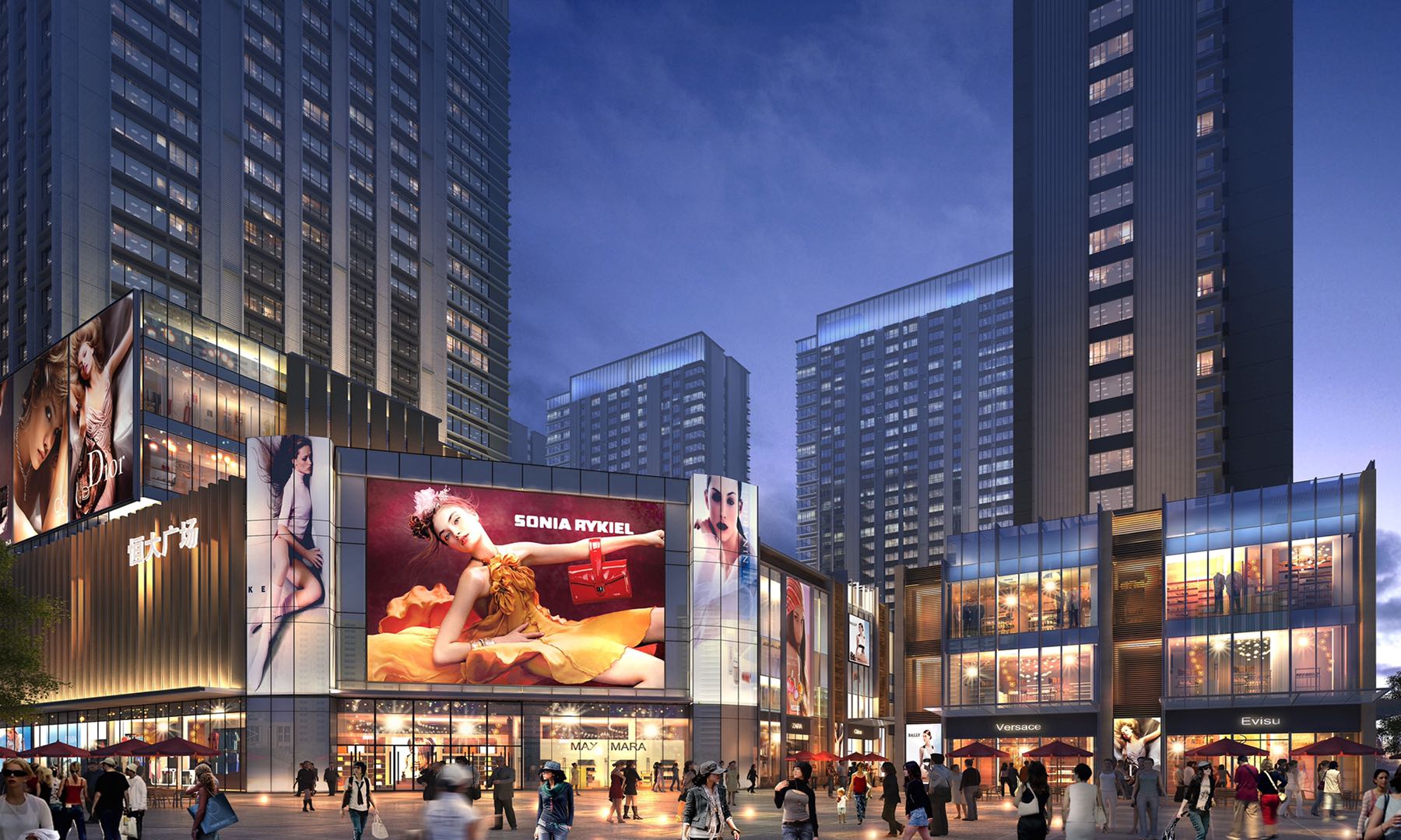 恒大商铺零首付,恒大复式楼零首付