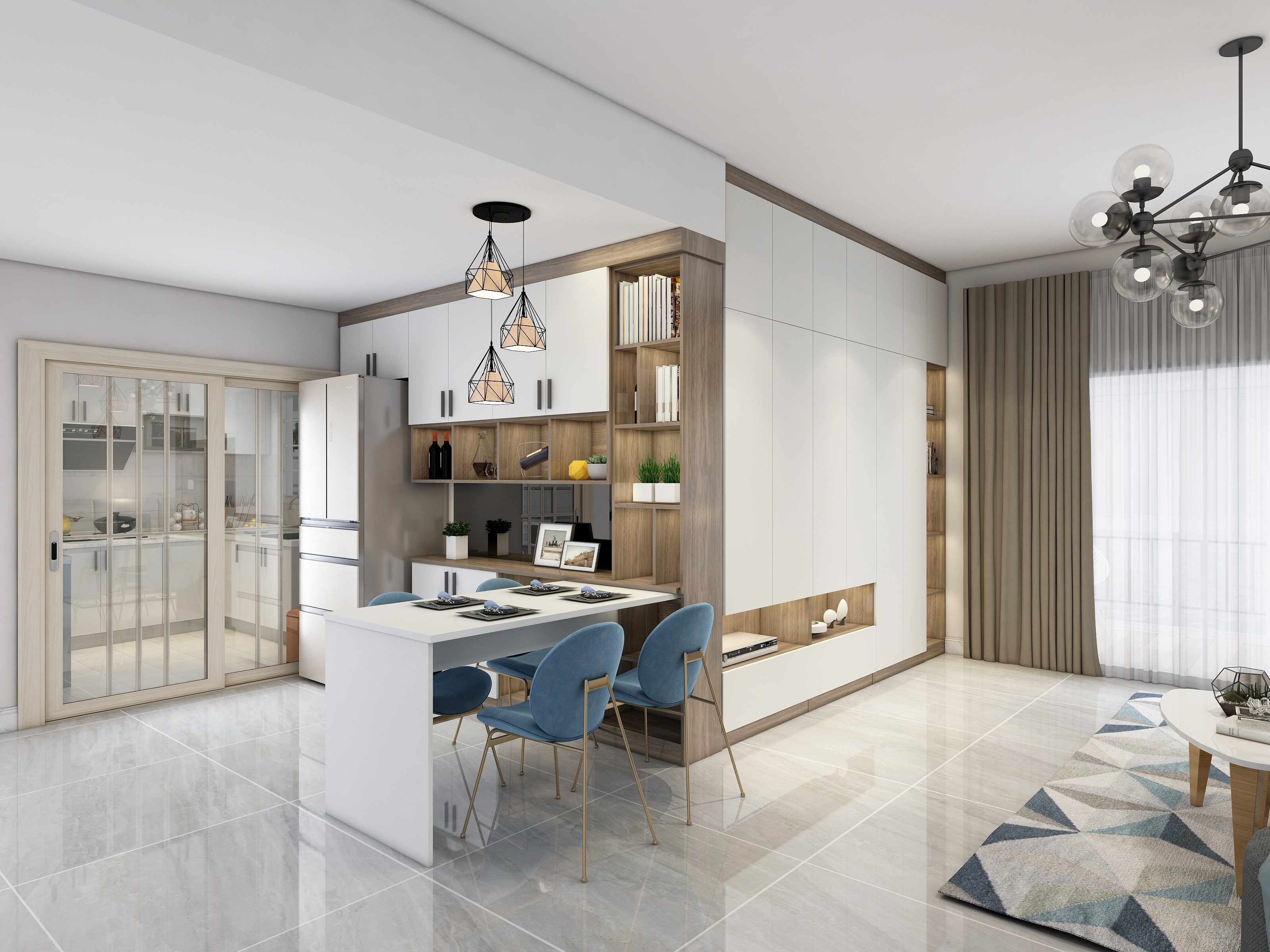 农村房子大门正对房门怎么破解,进门正对门的户型