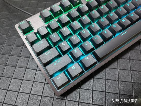 杜伽k310w机械键盘体验,杜伽k310机械键盘简单上手