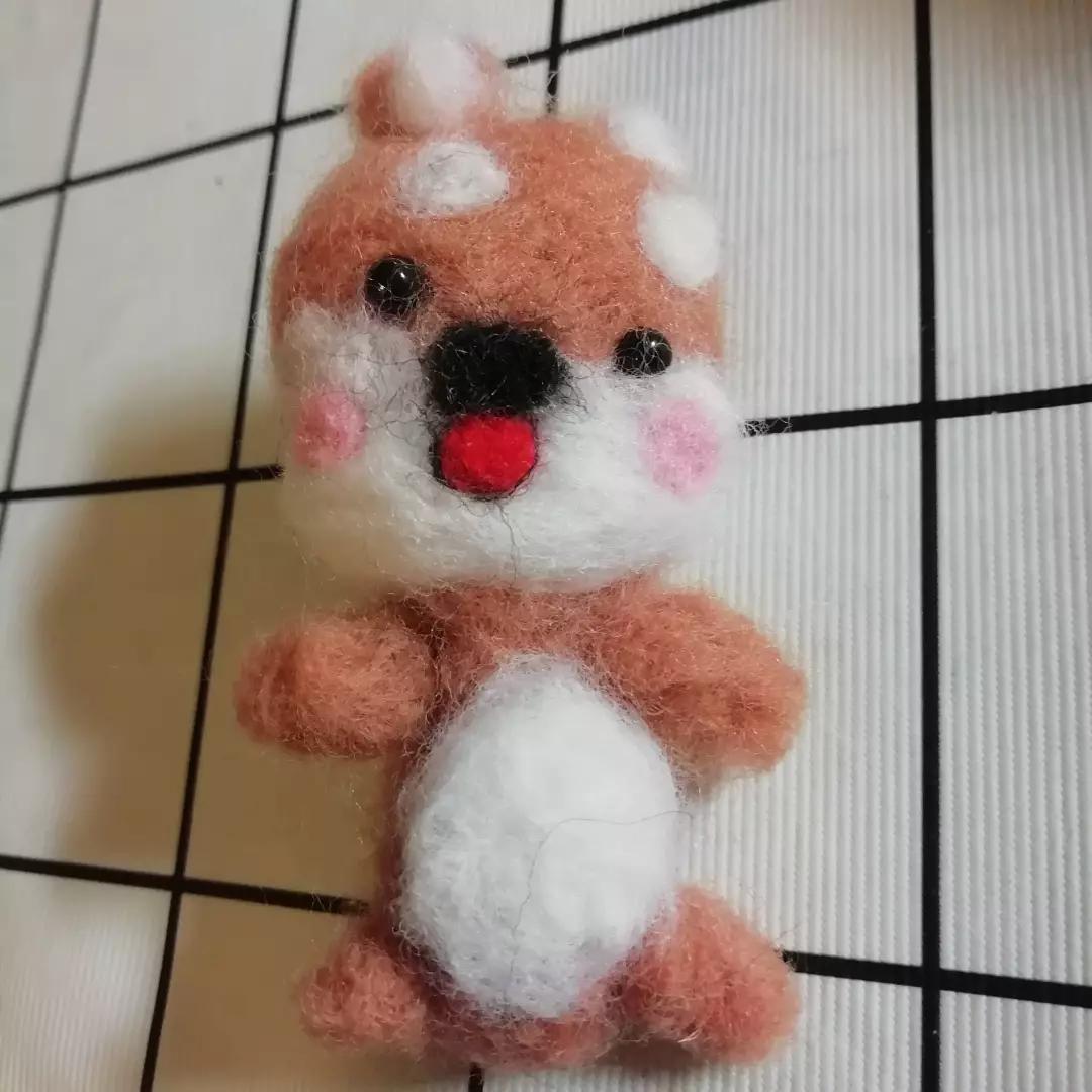 毛毡手工diy成品售卖,手工diy羊毛毡人物