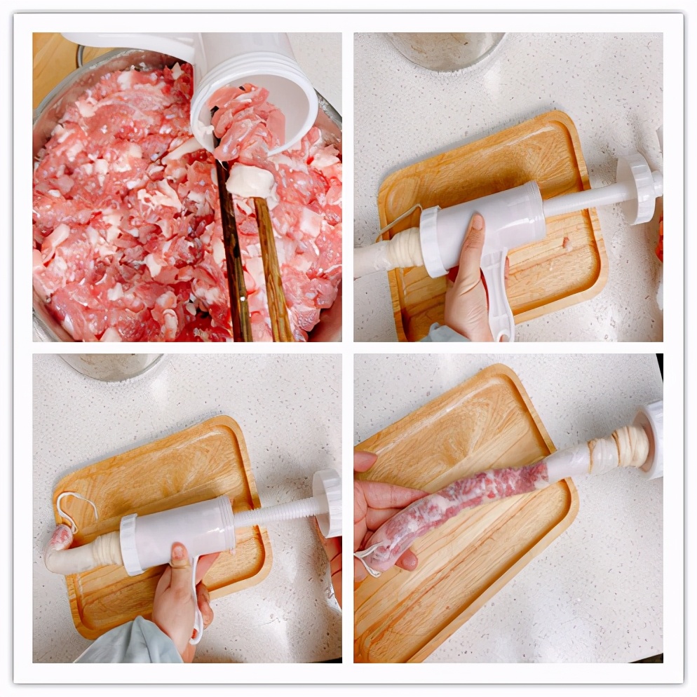 灌香肠配料秘方5斤教程,灌香肠4斤香肠的制作方法和配方