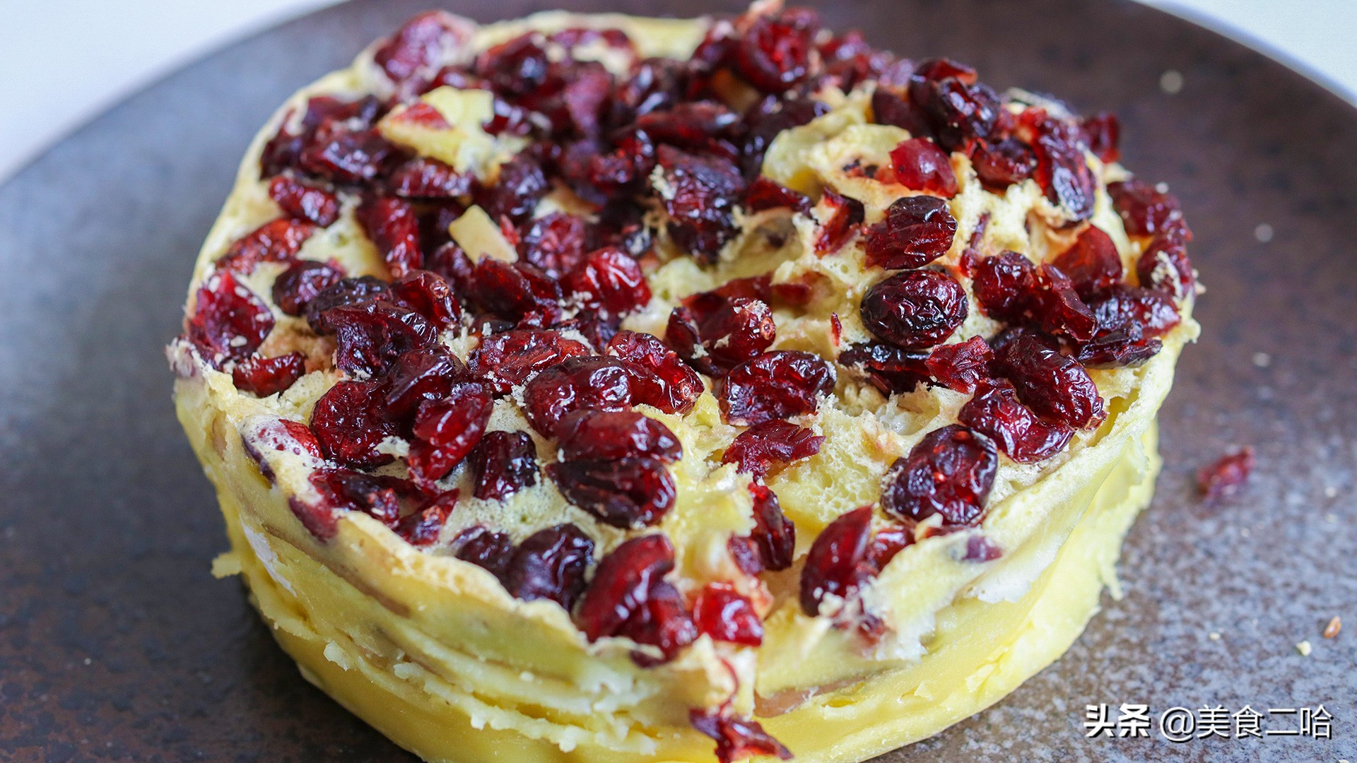 爆浆夹心蛋糕教程烤箱版,水果夹心蛋糕做法烤箱版