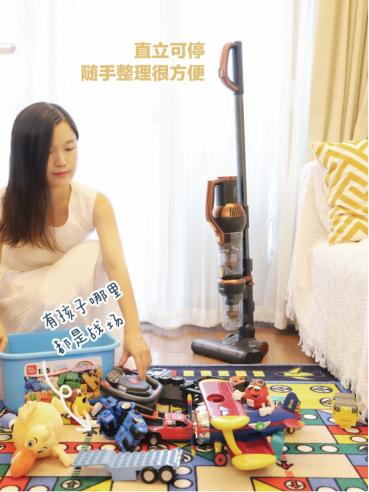 有娃的地方就有战场,莱克吸尘器清理床底