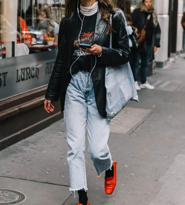 露脚踝袜,今冬不流行露脚踝了露袜才更时髦