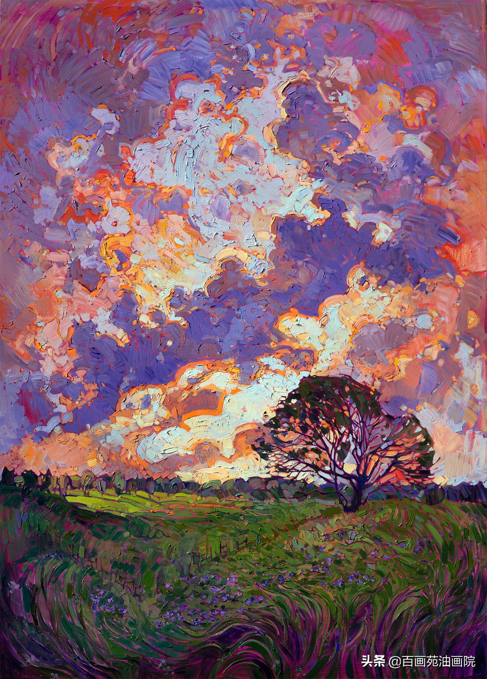 油画写生山水画步骤,油画写生怎么画