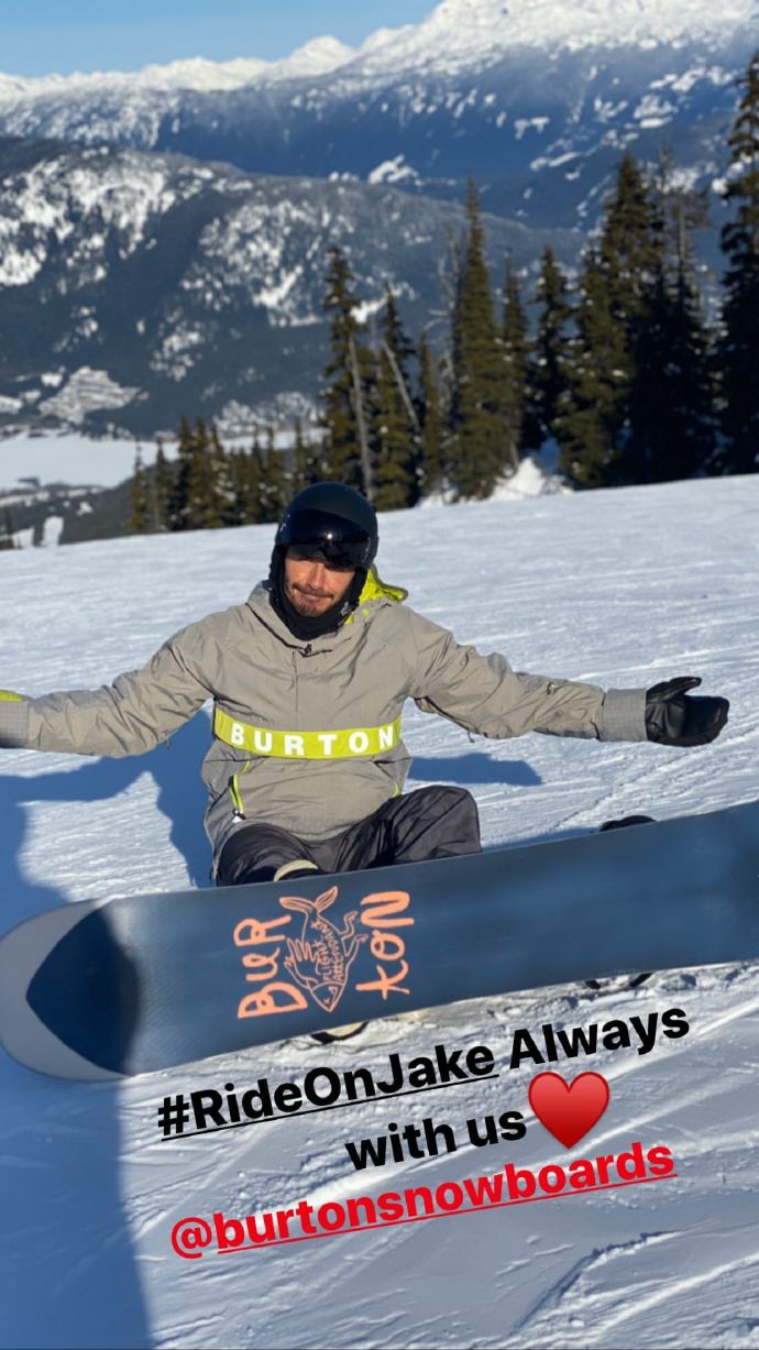 贝克汉姆一家和梅西,贝克汉姆滑雪的小七