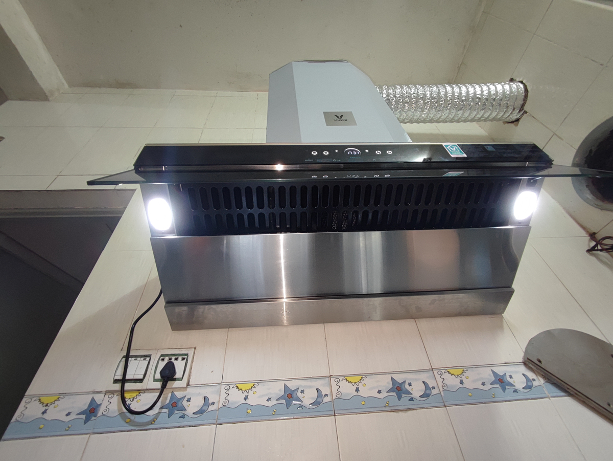 云米抽油烟机线下体验店,云米互联网大功率油烟机