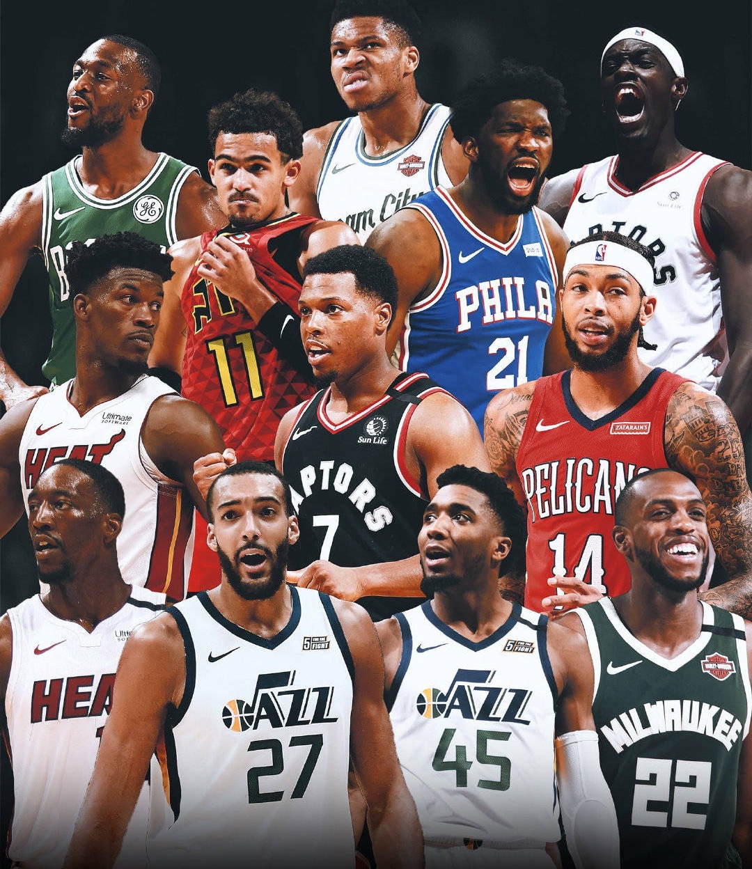 字母哥:我需要一个会传球的队友,后撤步大师,肯巴沃克