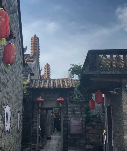 炭步镇古村落图片,花都炭步塱头古村落