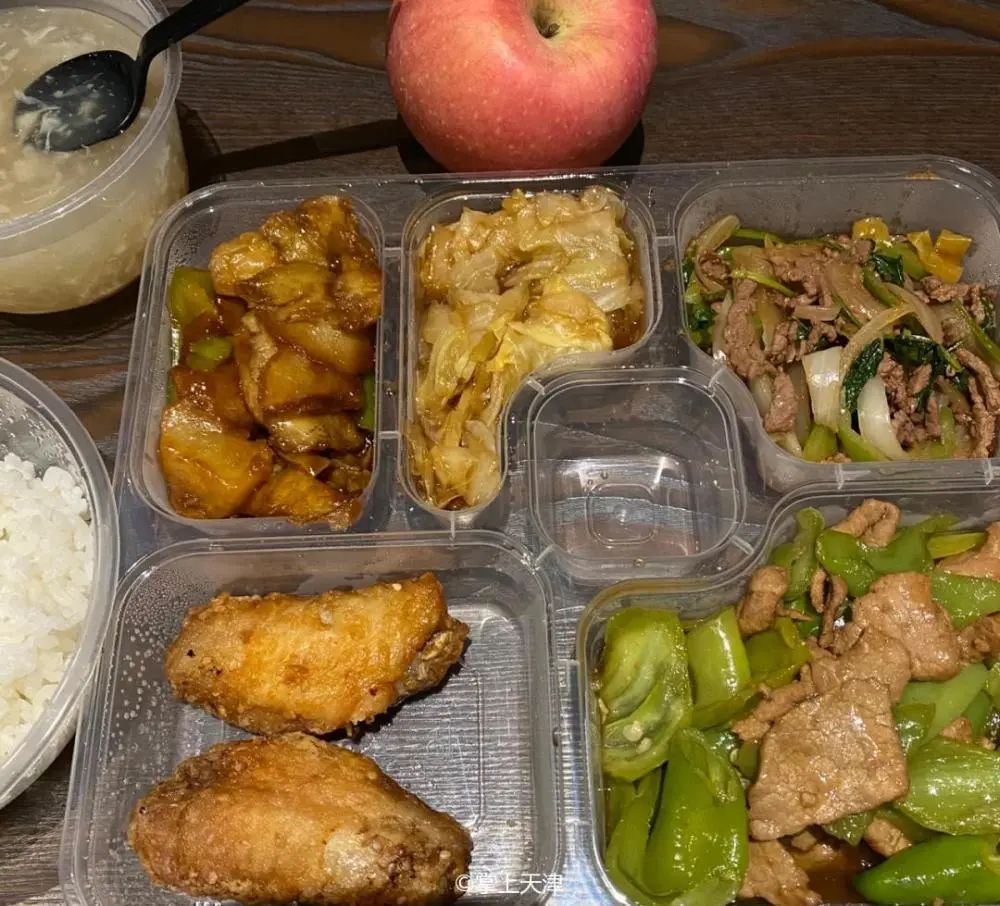 隔离餐胖5斤,天津隔离餐视频