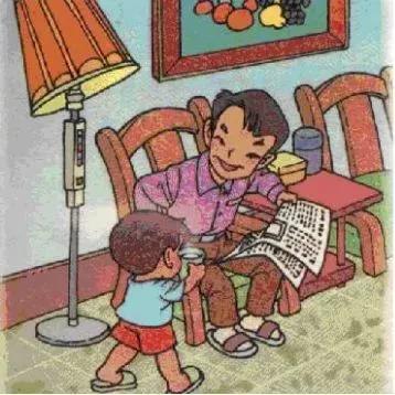 植树节看图写话一年级20至30字,一年级给奶奶吃苹果看图写话30字