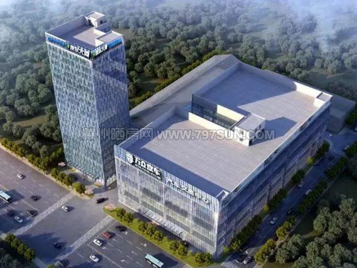 赣州万众嘉汽车交易中心航拍,赣州万众嘉汽车后市场