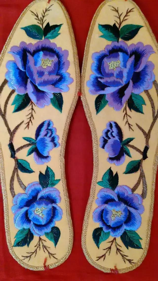 指尖飞舞鞋垫,100款惊艳手工鞋垫