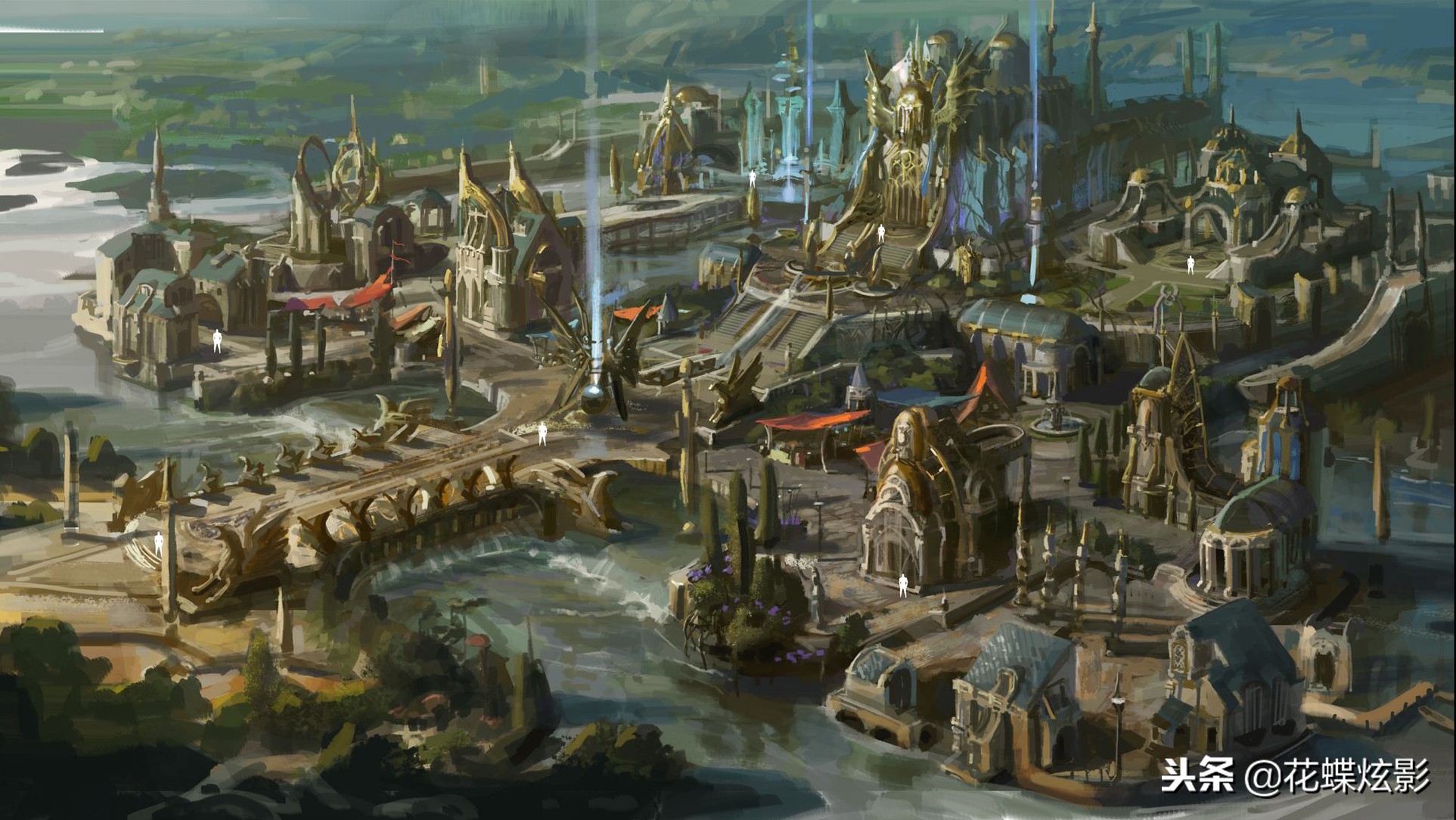 chatgpt场景原画,宏大的游戏场景原画图片