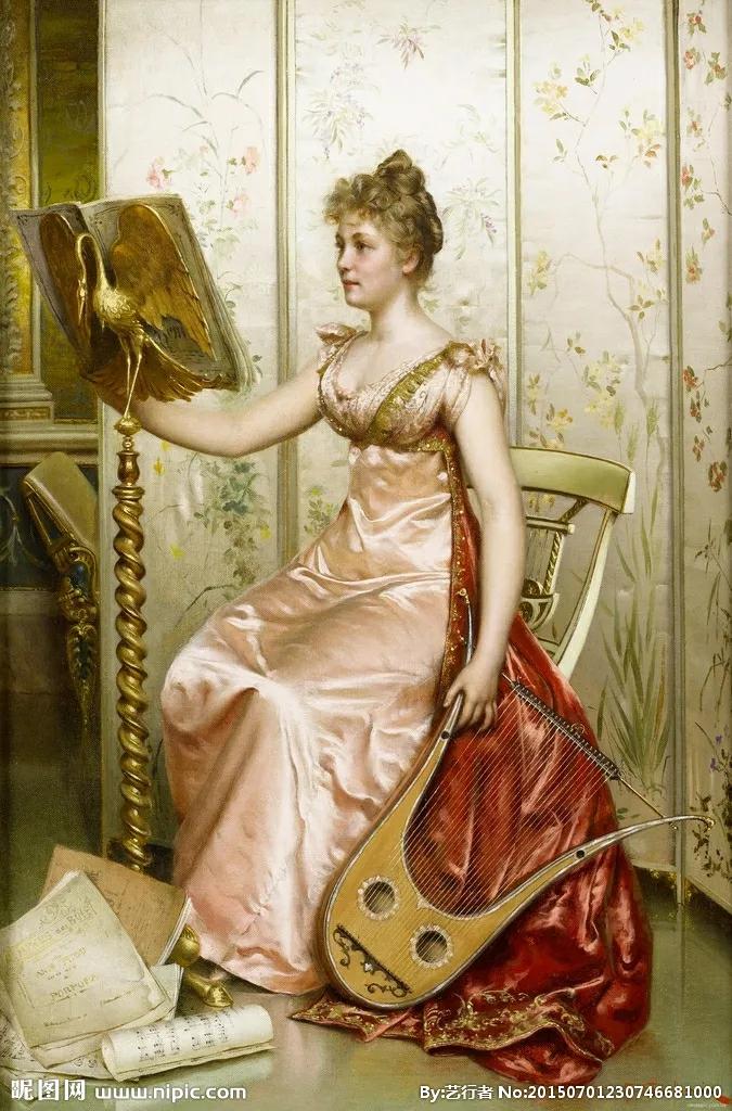 溢出油画的乐音妙韵