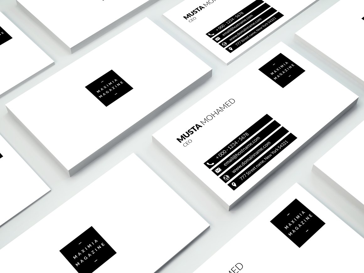 白色商务名片设计图,商务ktv名片设计图片