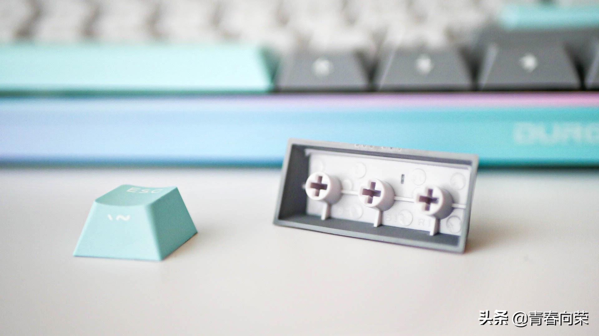 杜伽k310机械键盘简单上手,杜伽k330w无线键盘