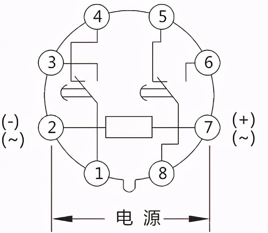 js14p时间继电器实物接线图,时间继电器控制电磁阀详细接线图