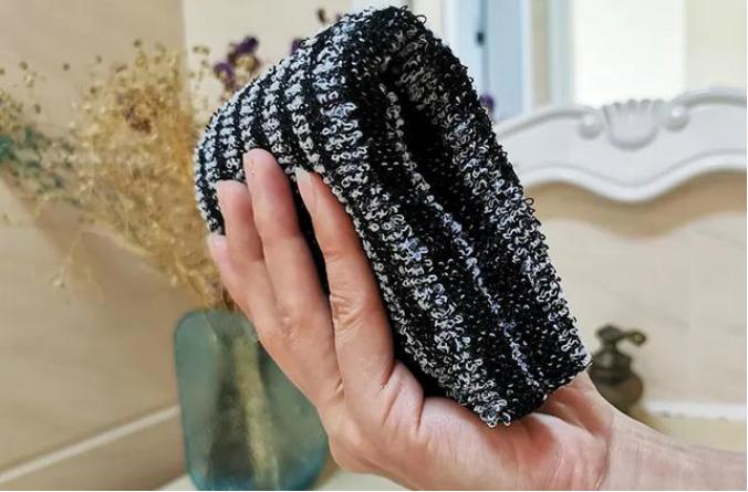 日本懒人搓澡巾,日系碳纤维搓澡巾