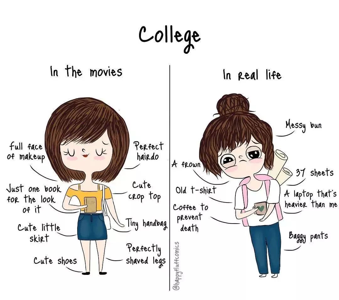 日常女性插画,女性插画生活日常