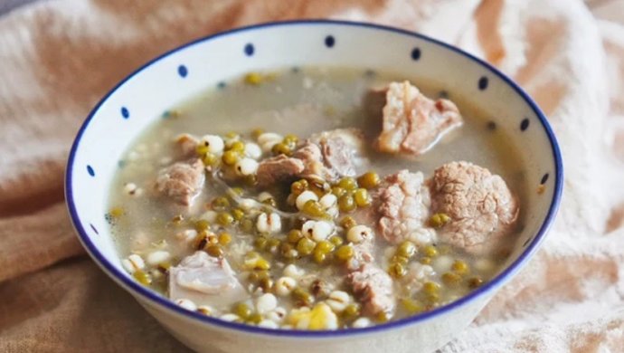 薏米绿豆海带冬瓜猪骨汤,赤小豆绿豆莲藕猪骨汤祛湿