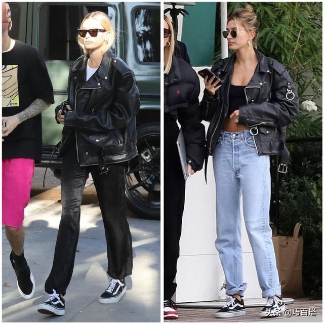 海莉穿搭变化,海莉穿衣风格