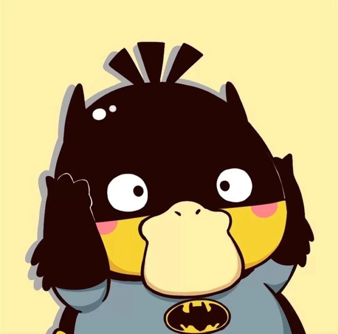 可达鸭最呆的头像,可达鸭多人头像