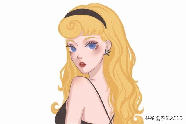 迪士尼公主换造型,迪士尼公主换上日常衣服