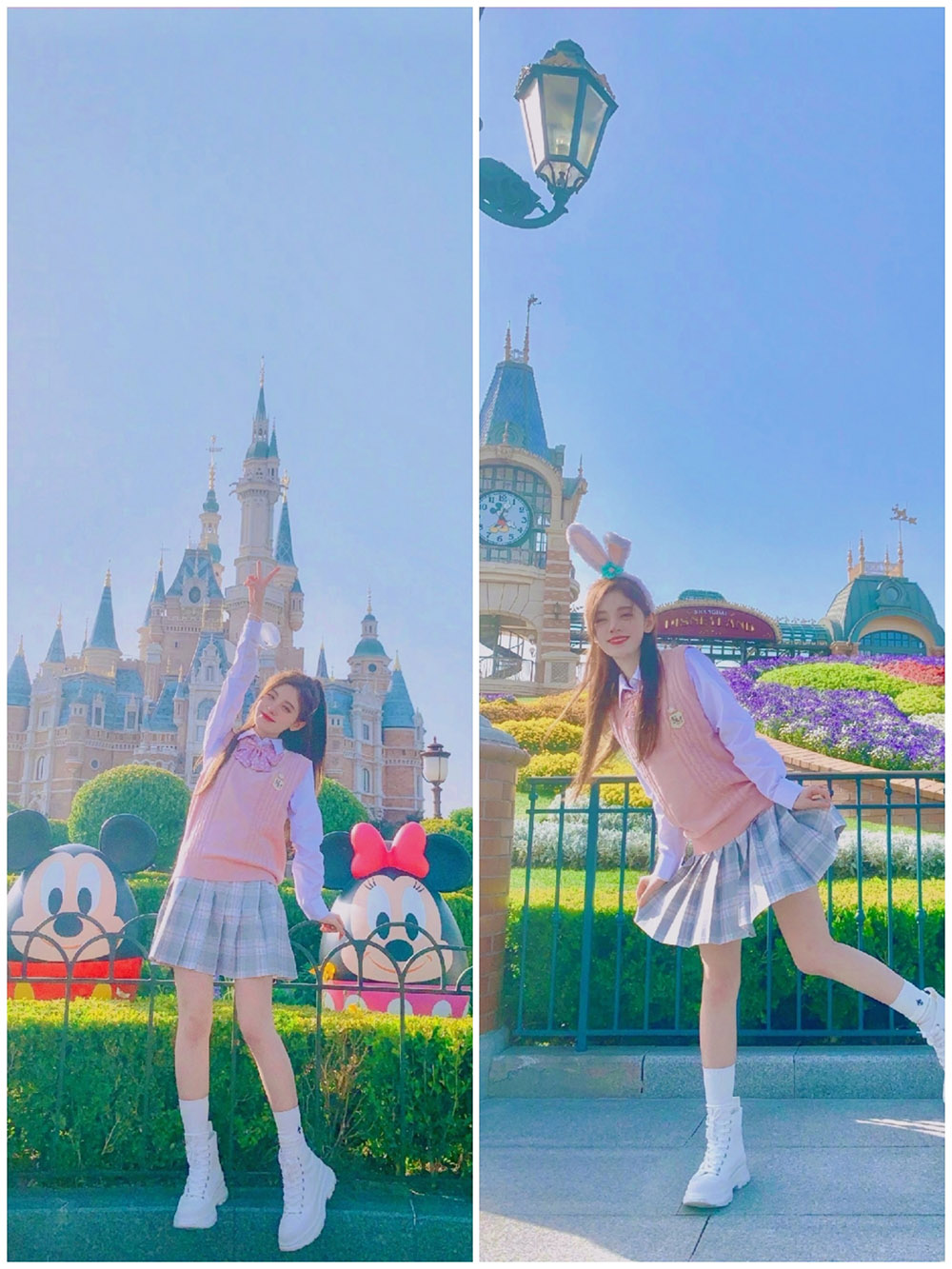 身高只有159的鞠婧祎,穿搭却能显高显瘦,小个子女生也能撑起来