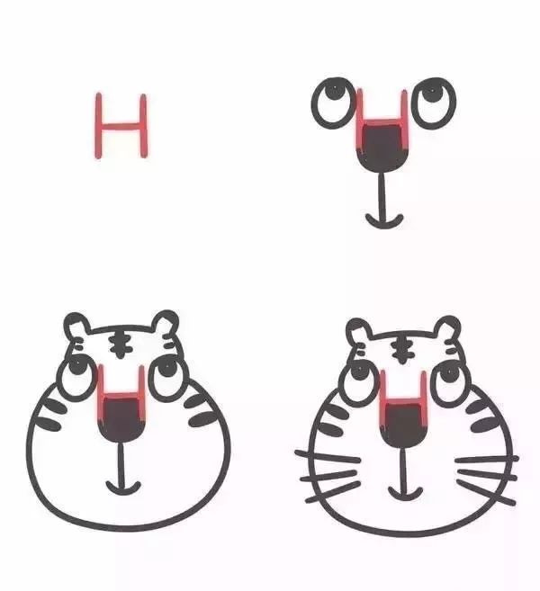 简笔画动漫人物零基础教学,幼儿简笔画入门零基础教程