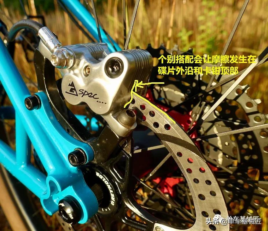 单车前叉异响,单车碟刹磨碟吱吱响