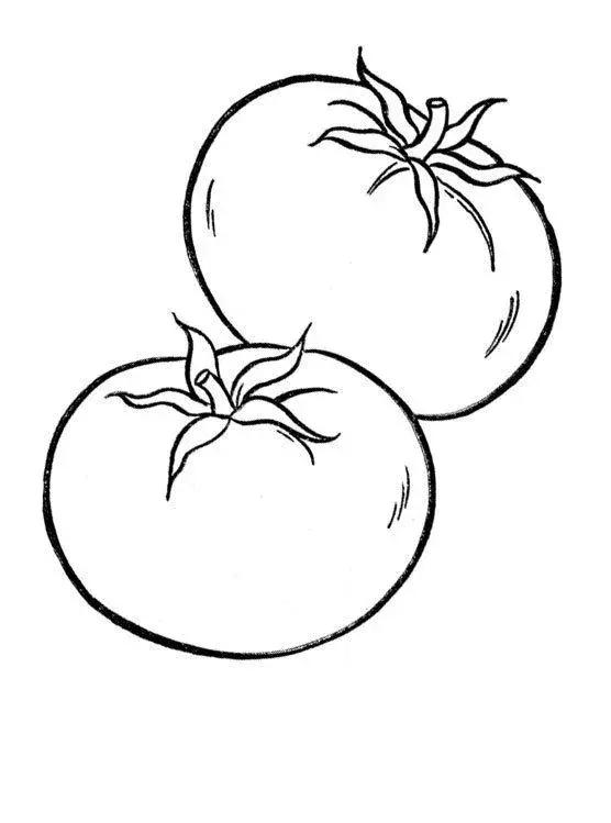 简笔画可爱蔬菜,简笔画简单易学幼儿蔬菜