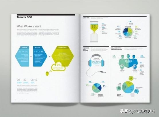 设计色彩作品设计感强,设计师必懂的设计手法留白