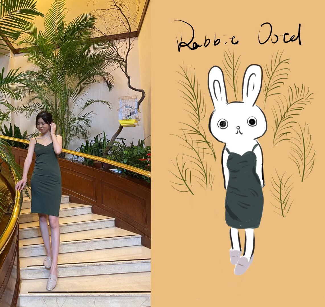 怎么画插图和小兔子,画小兔子的插画